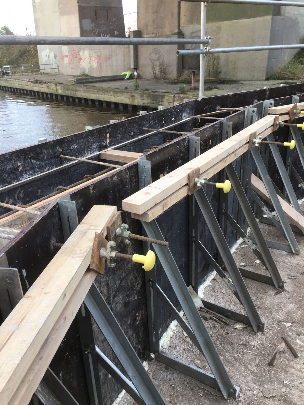 Sheet Pile Wall Sheet Pile Capping Beams FastForm Systems