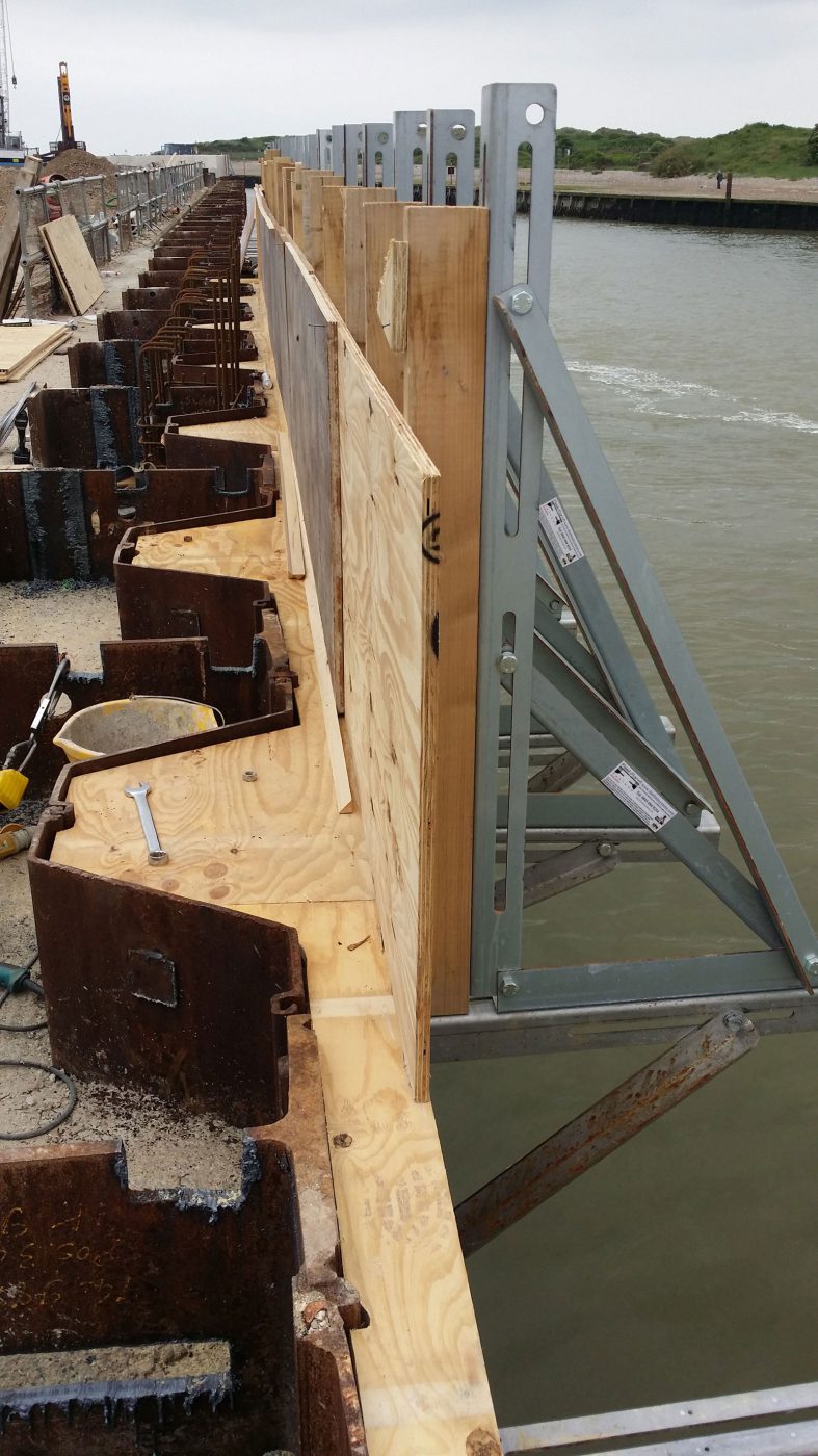 Sheet Pile Wall Sheet Pile Capping Beams FastForm Systems