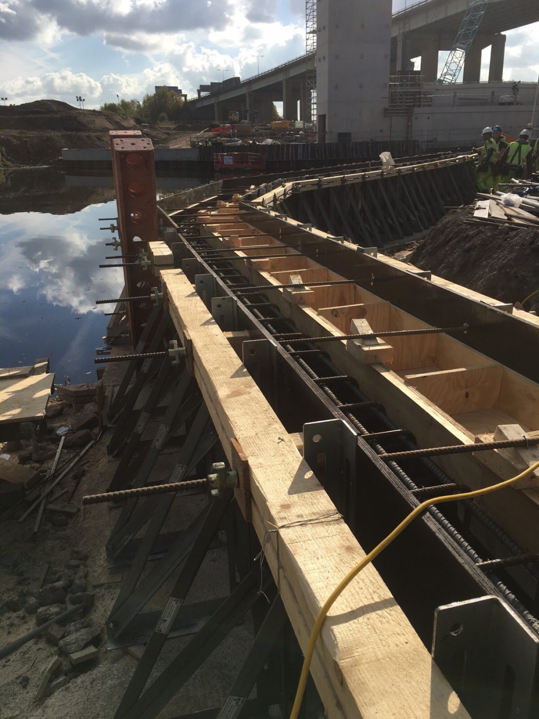 Sheet Pile Capping Beam System FastForm Systems Formwork